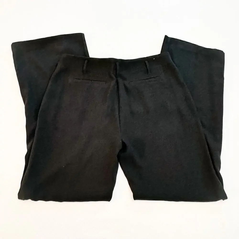 Joie Wide Leg Dress Pant High Rise Black Slacks Size 6